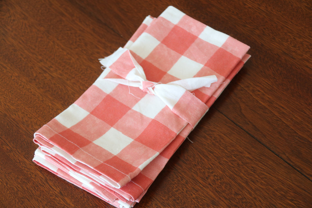 Checkered Napkins - Pack of 4