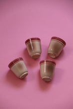Load image into Gallery viewer, Set of Pink 4 Egg Cups
